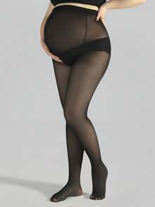 1件孕妇高弹舒适紧身薄款打底裤，加大码。适合秋季