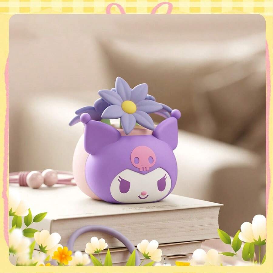 Serie minuscola di ornamenti da bonsai della famiglia Sanrio: decorazioni da scrivania curative per bonsai, bonsai a tema personaggi Sanrio, merchandising della cultura kawaii giapponese, articoli da regalo Sanrio, regali di compleanno