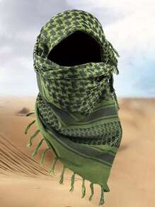 1pc Tactical Desert Military Camouflage Headscarves For Men And Women, Tactical Mesh Camouflage Scarves, Motorcycle Masks, Cycling Arab Scarves, Summer Headscarves, Used For War Games, Sports And Other Outdoor Activities.Halloween