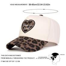 1 Stück Damen "Bless Ur Herz" bestickte Herz Trucker Mütze, lässige Baseballkappe, modische Streetwear, geeignet für Frühling, Herbst, Reisen, Strand