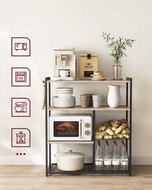 Baker's Racks - Brown+Black - View 2