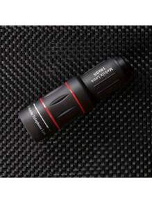 18X High Definition Zoom Lens Attachment With Clip, Rubber Material, Zoom Lens Accessory For Outdoor Photography, Compatible With IPhone, And More Smartphones