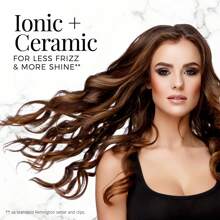 Travel Size Professional 1.25 "Compact Ceramic Hot Hair Rollers, 10 Piece Set, Anti-Static Technology, Ionic, Black