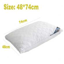 2pcs Pillow, 5-Star Hotel Quality, Suitable For Side Sleepers And Back Sleepers, Ideal For Home Use, Great Gift