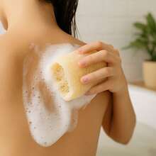 Kit 10 Buchas Vegetais Banho Esponja Natural para Limpeza em Geral