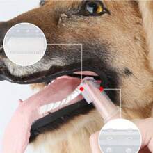 5pcs/10pcs Pet Dog & Cat Finger Toothbrush, Effective Breath Freshening & Gum Health Promotion, Portable Design Suitable For Daily Oral Care, Edge Cleaning