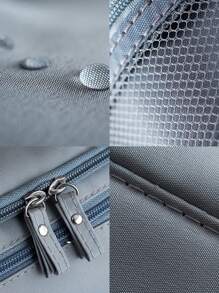 1pc Custom Name Toiletry Bag Personalised Monograms Travel Bag For Women Men Customized Hanging Cosmetic Organizer Water Resistant Makeup Bag For Accessories Toiletries Medium Size Large Capability Travel Essentials