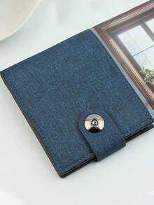 1 件男士时尚简约多功能大容量多卡钱包，适合日常、活动、户外、旅行、派对，是节日的理想礼物