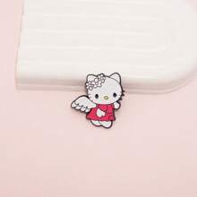Sanrio 1pc Sanrio Hello Kitty Metal Brooch Pin Cartoon Kitty Cat Brooch For Backpack Clothing Accessories Cute Birthday Party Kawaii Jewelry Decoration