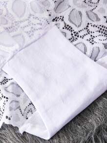 FOVTY 3 piezas Bragas sexy con encaje talla grande para volver al colegio