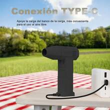 Soplador De Aire Ventilador Mini Turbo Jet 130000 Rpm 52 M/s,Ventilador Turbo Mini Jet ,Sopladora - Negro - Ver 6