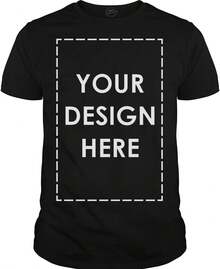 Agregue su propio texto personalizado, nombre, mensaje o imagen, camiseta unisex, camisetas personalizadas ultra suaves - Negro - Ver 1