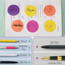 7 Color Sticky Note Kit Colorful Bookmark 140 Sticky Notes - Creative Stationery Back To School - Multicolor - Ver 10