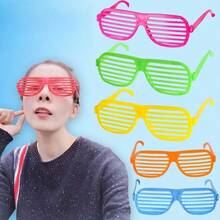 10pcs/Pack Performance Glasses, Funny Party Gag Glasses, Sports Fan Joke Glasses, Dollar Sign Novelty Glasses - Blinds - View 7