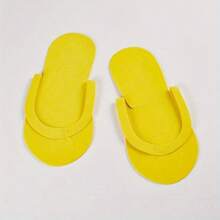 40pcs Disposable Foam Pedicure Slippers - Non-Scented Universal Flip Flops For Foot Care, Nail Salon, Spa, Shower, And Beach Use - Multicolor - View 5