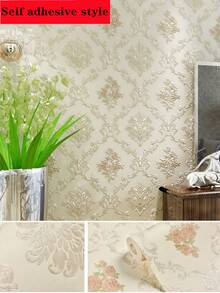 3D 自粘壁纸，豪华家居使用无纺布墙纸，美式风格，适用于卧室、客厅、电视背景墙、家具翻新礼物、生日毕业典礼房间装饰、家居装饰、墙壁装饰、浴室装饰、卧室装饰、房间装饰用品、客厅装饰、房屋装饰、家居装饰、客厅墙纸、墙贴、墙贴 - 多色 - 查看 18