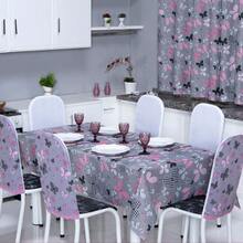 Oxford Tablecloth Rectangular Polyester Plain 4 To 12 Seats Living Room Kitchen Dining Luxury Modern Washable Premium Fabric - 白色 - 查看 2