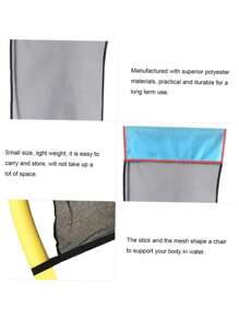 1 Stück Netz-Poolstuhl Aufhängung, sicherer schwimmender Stuhlnetz, Wasserspiel Netztasche, schwimmender Stuhl, verstellbarer Netz-Schwimmpool Liege - strapazierfähige Polyester Wasserhängematte, Pool Zubehör. Geeignet für Verwendung im Pool, Poolmöbel, Strandnutzung, Pool, Wasserspiel Liege, Sommer Wasserspiel Party.