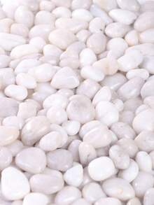 500g/1000g Colorful Decorative Pebbles 2-3cm Suitable For Garden And Home, Multi-Color Stones (White, Black, Yellow, Multicolor), Suitable For Indoor Plants, Vases, Outdoor Planters, Aquariums, Fish Tanks And Holiday Decorations, Ideal For Patios, Balconies, Yards And Gardens As Paving Stones, Suitable For Decoration In National Day, Valentine's Day, Children's Day, Mother's Day, Halloween, Christmas, Independence Day, Music Festivals, Beer Festivals