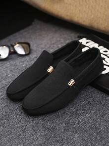 夏季时尚小众一脚蹬休闲透气户外乐福鞋，男士休闲鞋时尚秋季 - 彩色 - 查看 15