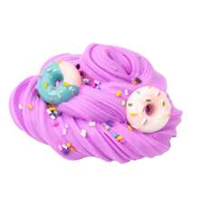 70ML Stretchy Butter Slime Fluffy, Lollipop Donut Scented Charms Slime Kit, Non-Sticky Polymer Clay, For Christmas Plasticine Slime Party Toy