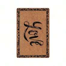 Welcome Door Mats Front Door Outdoor Entry Valentine's Day Doormat Home Non Slip Doormat Indoor 16x24 Inch
