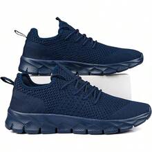 Lightweight Breathable Women's Tennis Shoes For Gym Workout - Blue - View 3