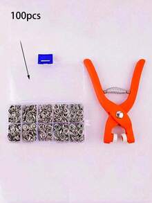 1/50/100pcs Set With Buckle And Installation Tools, For Invisible Snap Buttons, Hidden Snap Buttons For Clothing, Multi-Purpose Fastener Buckles - Multicolor - View 12