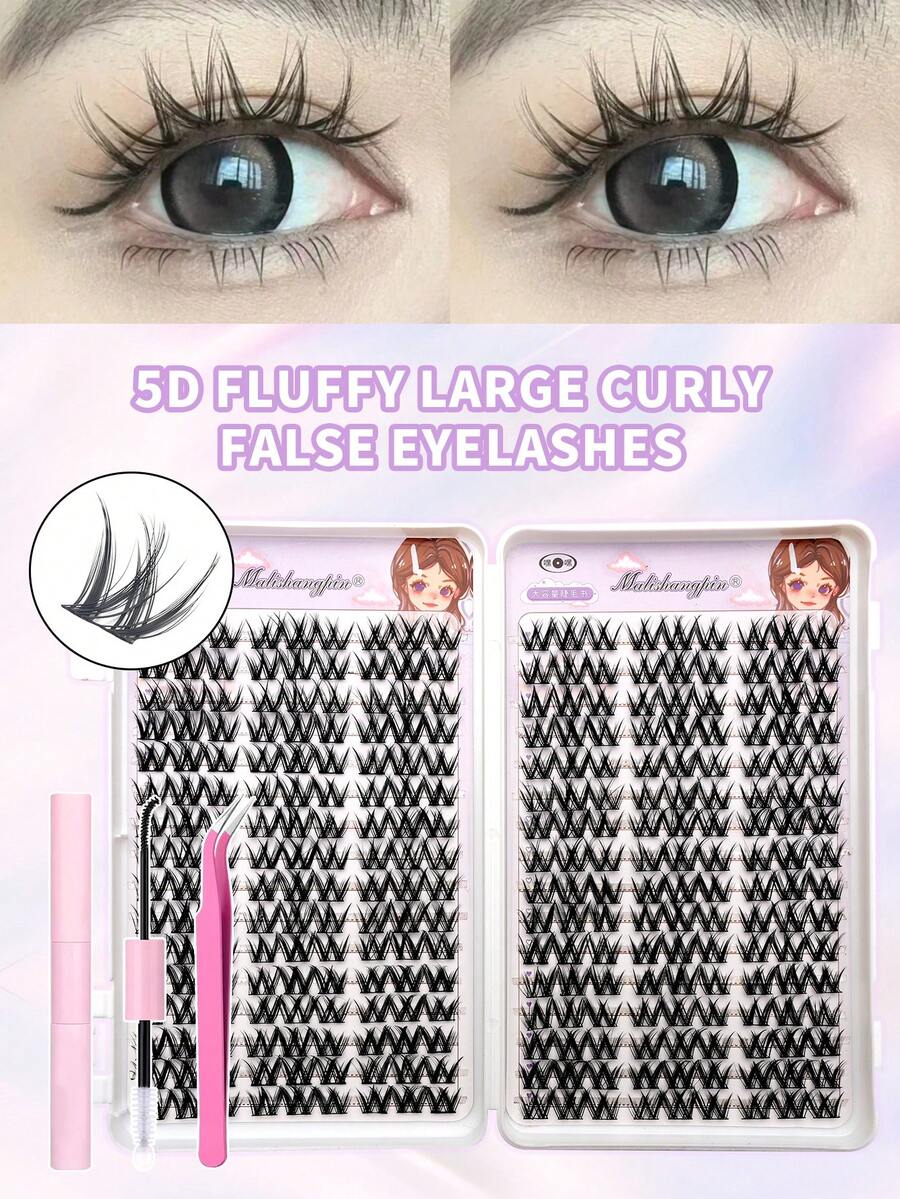 Eyelash Extensions Kit, Jumbo Pack, Professional Quality Lash Extensions For DIY Personal Use At Home, Easy Application