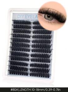 Lash Clusters Natural Individual Lashes432/216Pcs Wispy Cluster Eyelash Extensions D Curl Lash Extension Volume Cluster Lashes (30D 40D 50D 60D 80D 100D Mixed, 10-16MM) Extension Dramatic Eyelash Extensions Eyelashes Clusters.Wedding Bride Makeup Tools