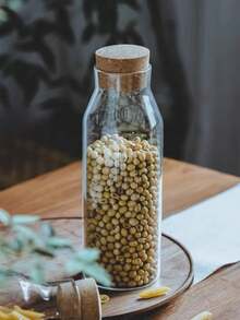 Glass Bottle For Decoration With Cork Lid 600ml-900ml-1200ml - P-600毫升 - 查看 3
