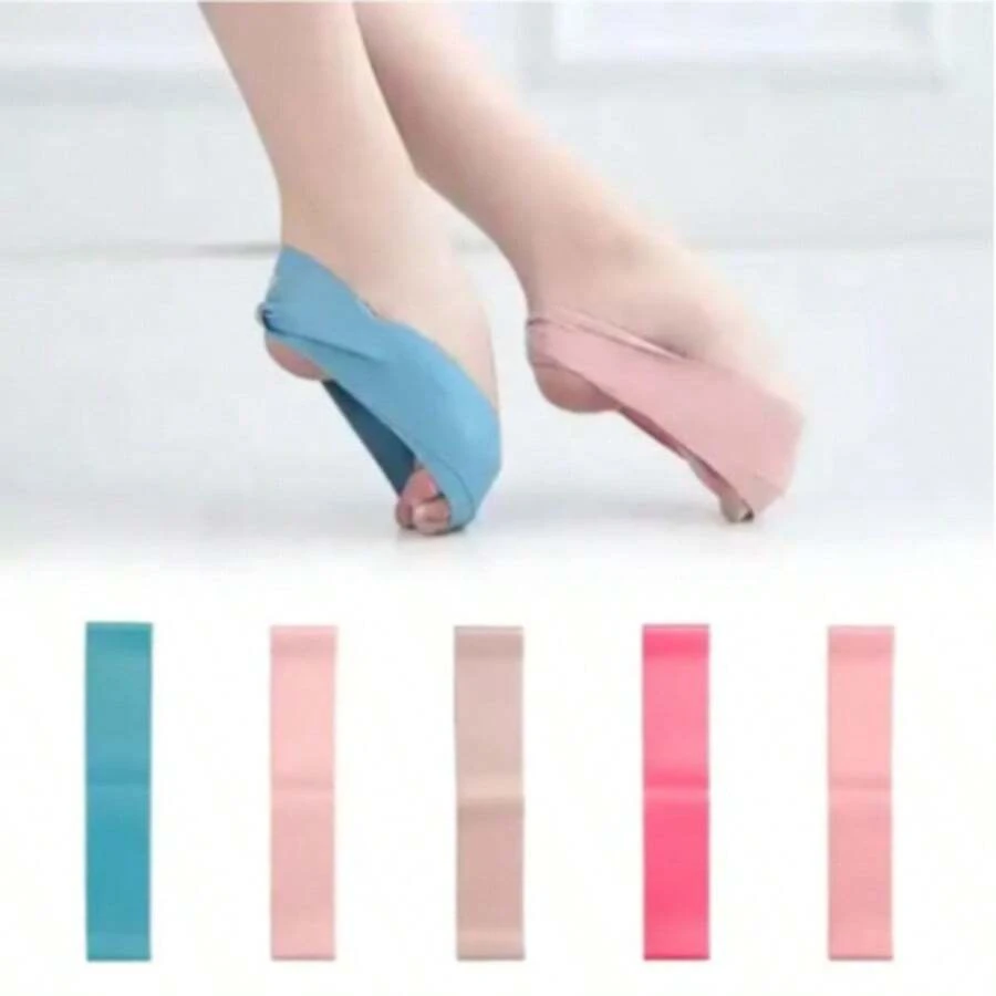 1 Pieza Banda elástica de látex para entrenamiento y presión de insteps profesional, amigable con la piel, accesorio para ballet, danza y gimnasio