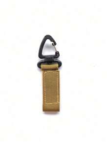 Men's Waist Accessories Outdoor Camping Belt Gear Clip Nylon Key Ring Holder Outdoor Hiking Hook Buckle Utility Hanger Compatible