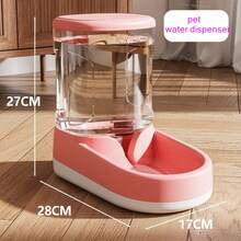 Cat Water Dispenser Dog Water Dispenser Pet Cat Food Automatic Dog Food Dispenser Cat Water Dispenser Mobile Water Dispenser - 2pcs-hui - 查看 4