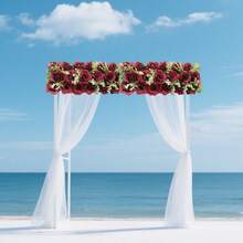 Artificial Flower Wall, Aisle Decor, Arch Decor For Wedding Ceremony - Multicolor - View 5