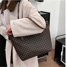 Bolso de mano clásico y elegante con billetera larga, bolso de mujer con textura elegante, regalo del Día de San Valentín