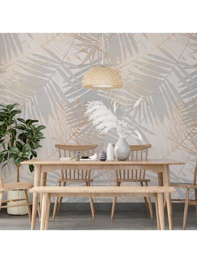 SUPSTICKER Tropical Needle Leaf Water Pattern Thickened Moisture Proof Self Adhesive Waterproof Home Wand Sticker Bedroom Living Room Bathroom, 1set Of *47.24x15.75inches, Renovation Stickers Peel Panels, Paper, Wallpapers, ation Items Refresh Your Home, Rama Birthday Graduation view 10