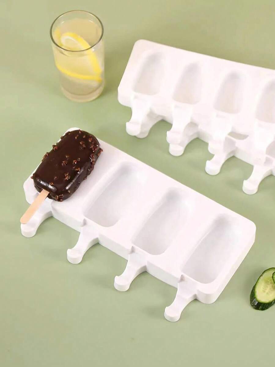 Molde de silicona para helados, molde de paletas, molde DIY de bloques de paletas de jugo, molde personalizado para forma de paleta, accesorios de repostería, accesorios de cocina, artículos para el hogar