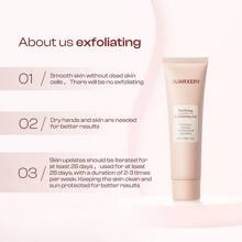 QUARXERY Gel Exfoliante Facial Purificante Profundo Nicotinamida - Hidratante, Equilibra Agua-Aceite, Reduce Poros y Limpia Impurezas - Suave para Piel Grasa, Seca y Mixta - Todo Tipo de Pieles