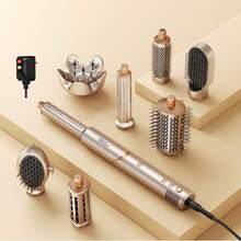 UKLISS Secador de aire caliente multifuncional 8 en 1 | Cepillo para el cabello portátil y plegable de alta velocidad para todo tipo de cabello - Tipo de Enchufe A USA (110-127V) - Ver 1