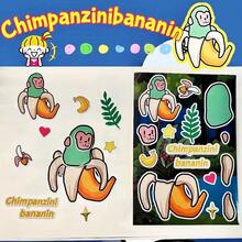 儿童卡通贴纸人物、剪贴簿、日记等 DIY 装饰材料。 - 彩色 - 查看 9