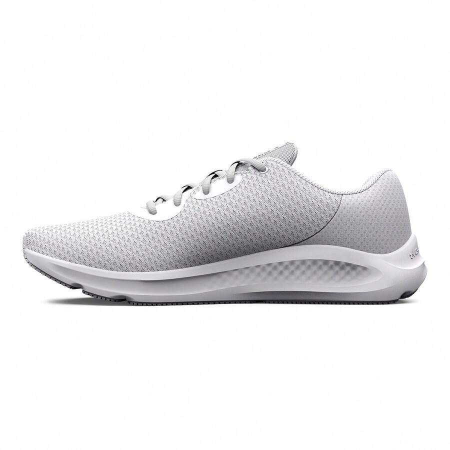 Under Armour 男子轻便减震透气复古休闲跑步鞋 3024878-101 - 白色 - 查看 1
