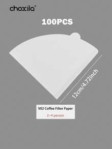 choxila 1pc Coffee Filter Holder Storage Box, Coffee Filter Paper Container With Dustproof Flipping Cover, Filter Paper Dispenser Rack For Coffee Shop/Home/Office, Capacity Of 150pcs Cone Coffee Filters