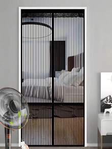 1 Pc Magnetic Mesh Curtain, Anti-Mosquito Bedroom Divider, Wind Proof Fly Proof Screen Door, Self-Adhesive Magnetic Soft Screen For Summer, Essential Home Protection Product - Multicolor - View 29