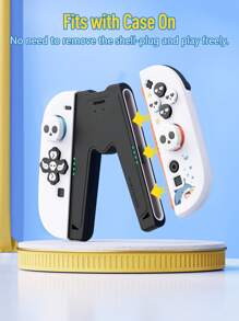 Compatible Switch 2 Game Controller Grip, New 2025 Model Game Console Accessories, Compatible With Switch NS2 Controller Charging Grip, Joycon 2 Magnetic Charging Dock, NS Second Generation With Shell Charging Grip, Switch/OLED Controller Stand