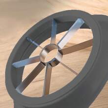 1Pcs Multi Functional Stainless Steel Fruit Slicer, Easy To Slice And Remove The Core!