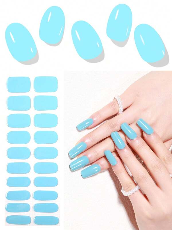 20/40 Gel Nagel Aufkleber mit UV-Licht, einfach zu verwenden, Haushalts-DIY Gel Nagel Aufkleber