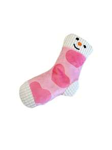 PETSIN 1 件宠物卡通袜子玩具、隐藏食物声音玩具、狗玩具、咀嚼磨牙益智玩具、慢食玩具、宠物玩具、宠物用品 - 彩色 - 查看 4