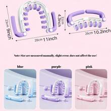 Handheld Fitness Ring Leg Clamping Roller Massager Thin Leg Artifact Calf Meridian Dredging Tendon Rolling Rod