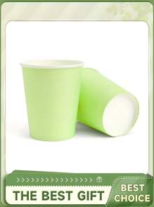 50pcs Disposable Party Paper Cups, Multicolor Paper Drinking Cups For Water, Juice, Coffee Or Tea, Suitable For Weddings, Parties, Picnics, BBQs, Travel, Birthdays And Events